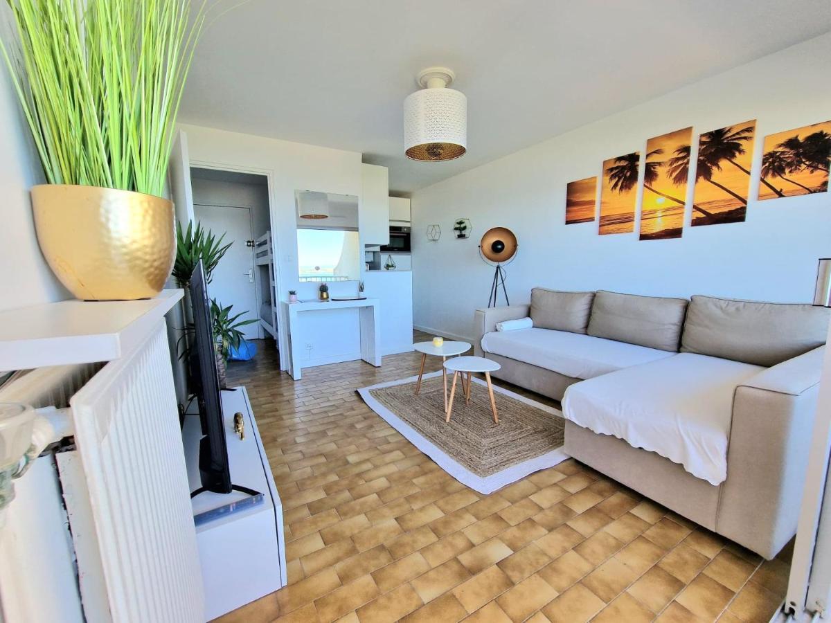 Appartement 1Ere Ligne Piscine Terrasse Au Bord De La Plage Front De Mer Avec 6 Velos Палавас-ле-Фло Екстер'єр фото