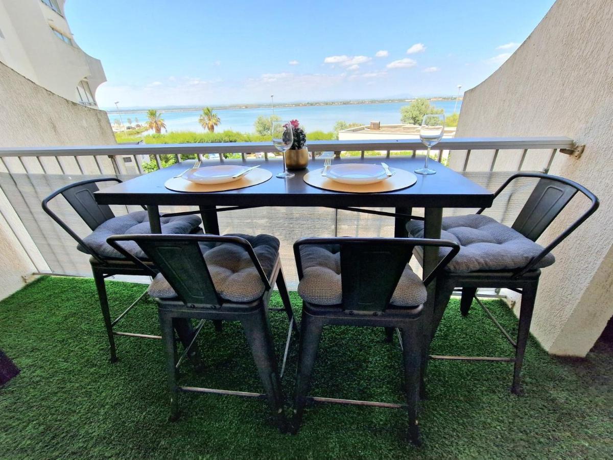 Appartement 1Ere Ligne Piscine Terrasse Au Bord De La Plage Front De Mer Avec 6 Velos Палавас-ле-Фло Екстер'єр фото