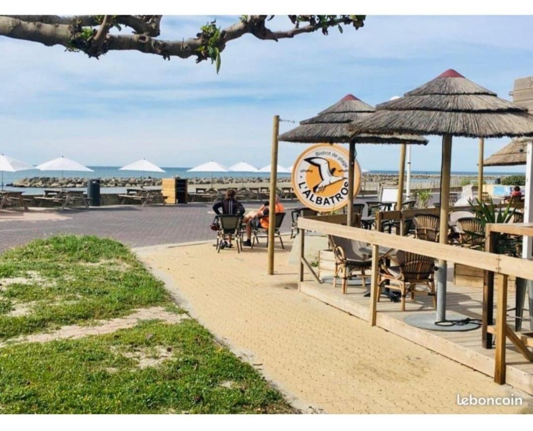 Appartement 1Ere Ligne Piscine Terrasse Au Bord De La Plage Front De Mer Avec 6 Velos Палавас-ле-Фло Екстер'єр фото